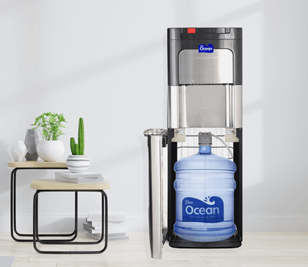 Bottom Load Bottled (Black) water dispenser