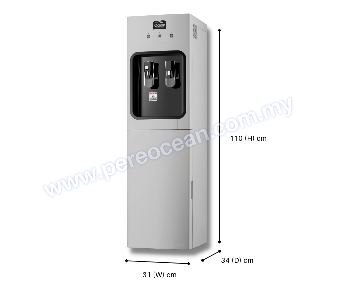 Bottom Load Bottled Water Dispenser Malaysia Black Diamond
